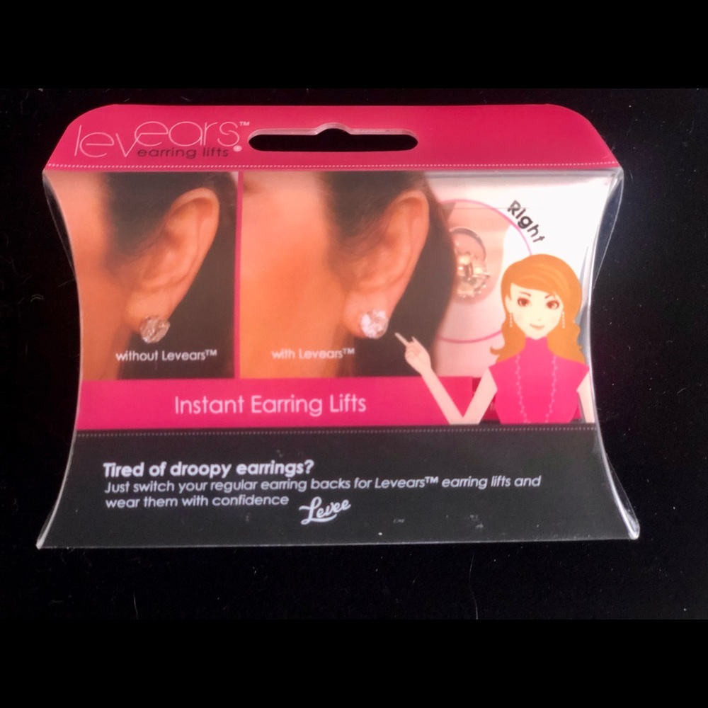 Sterling silver Levears Instant Earring Lifts